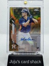 2020 Topps Chrome Update Gold Refractor Auto /50 Garrett Stubbs #USA-GS Auto