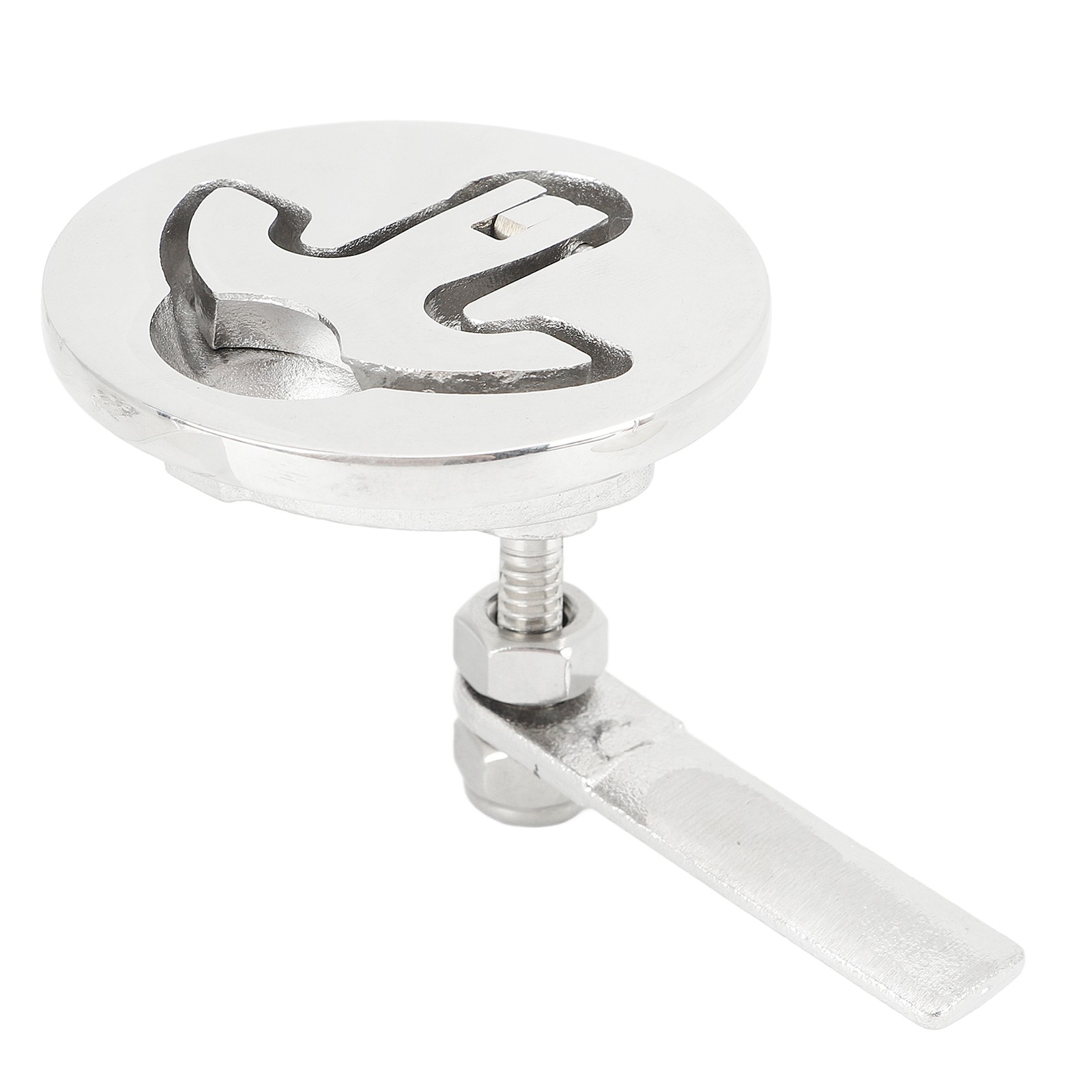 Boat Latch With Back Plate 62mm 316 Stainless Steel Silver Flush Pull BAJ