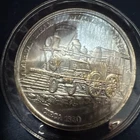 1 Troy Ounce Silver Locomotive Round