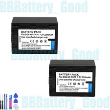2x For Sony NP-FH30, NP-FH40, NP-FH50, NP-FH70, NP-FH100 Li-ion Battery 2200mAh
