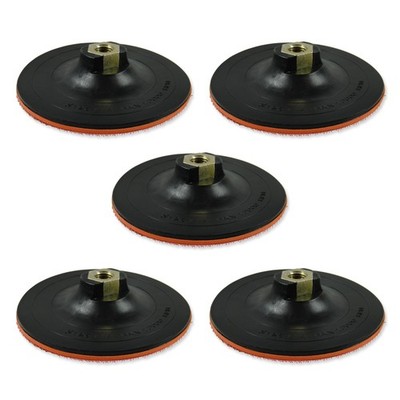 5x Stützteller 180mm M14 hart Klettverschluss Schleifteller für Winkelschleifer