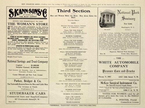 Harriet Brown (1913) OFFICIAL PROGRAM Woman SUFFRAGE PROCESSION right to vote - Imagen 9 de 24