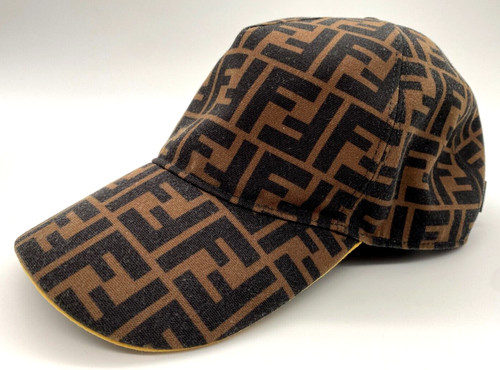 Fendi FF Zucca Print Baseball Cap - Authentic