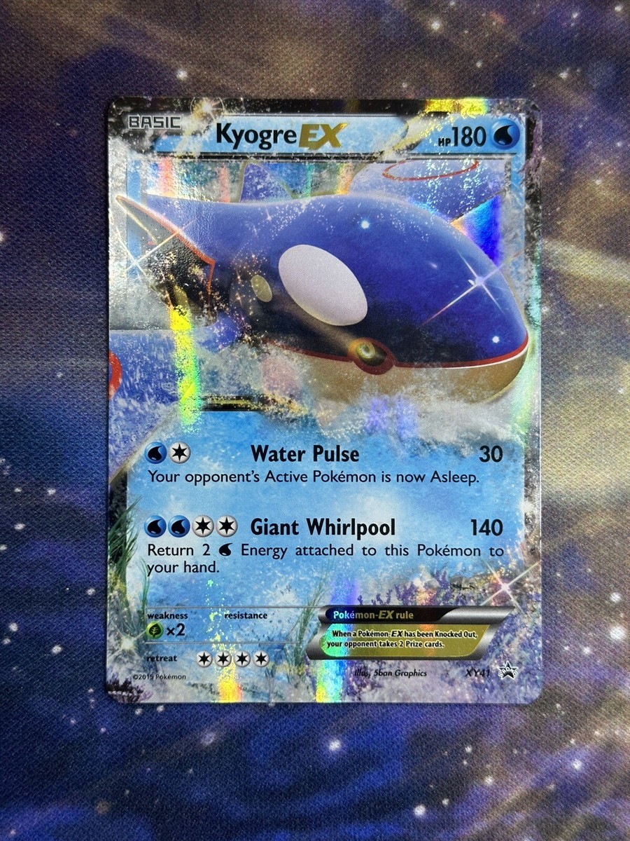 Kyogre EX XY41 XY Black Star Promos Holo Collectors Tin