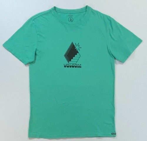 Men's Volcom Modern Fit Special & Unique Cotton Short Sleeve Shirt - Picture 3 of 4