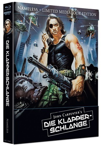 Die Klapperschlange/ Escape from New York Mediabook Cover B 4K-UHD/Blu -Ray 222x - Bild 1 von 1