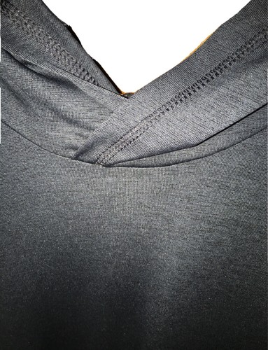 Pullover Hoodie Girls Teen Large Training CUTE Turbo Blk Long Sleeve Ruffled NWT - Picture 11 of 12