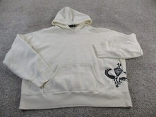 VIntage Ralph Lauren Polo Reverse Weave Hoodie Mens XXL Paratrooper White Navy 