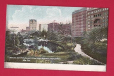 NEW YORK, CENTRAL PARK SHOWING HOTELS NETHERLANDS NEW YORK CITY VINTAGE PC. 3361
