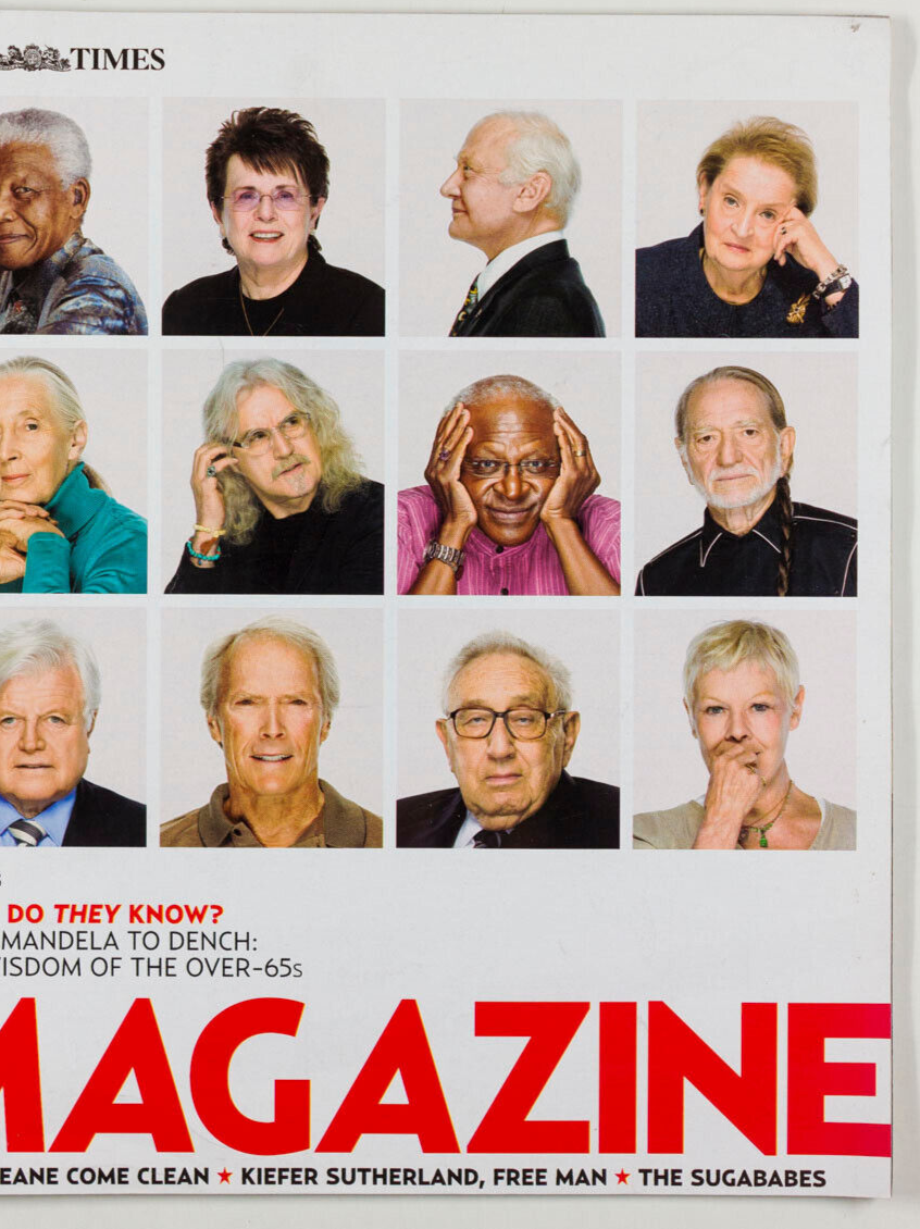 HENRY KISSINGER KIEFER SUTHERLAND JUDI DENCH CLINT EASTWOOD KEANE Times magazine