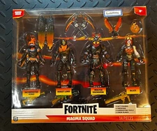 FORTNITE MAGMA SQUAD 4-PACK FIGURES (14 PIECES) JAZWARES