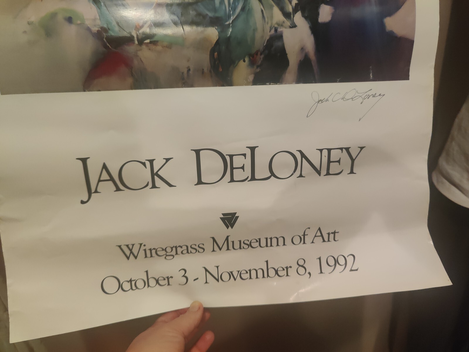 Jack DeLoney Wiregrass Museum Of Art Print 24x18 Signed Copy eBay