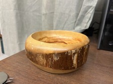 Handmade Wood Nut/Candy Bowl 6-1/2"