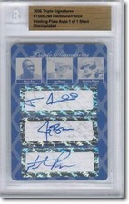 Felix Pie * JAY BRUCE * HUNTER PENCE * Autograph Rookie Auto Plate 1/1