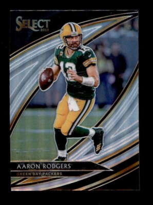 AARON RODGERS 2019 PANINI SELECT #206 FIELD LEVEL SILVER HOLO PRIZM  SP BD8418