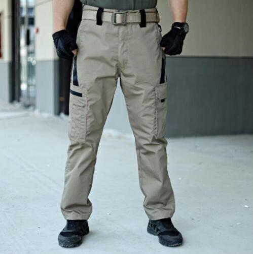 Pantalones tácticos para hombre Multi-bolsillo Ripstop Combate Carga Militar Camuflaje Pantalones - Imagen 22 de 40