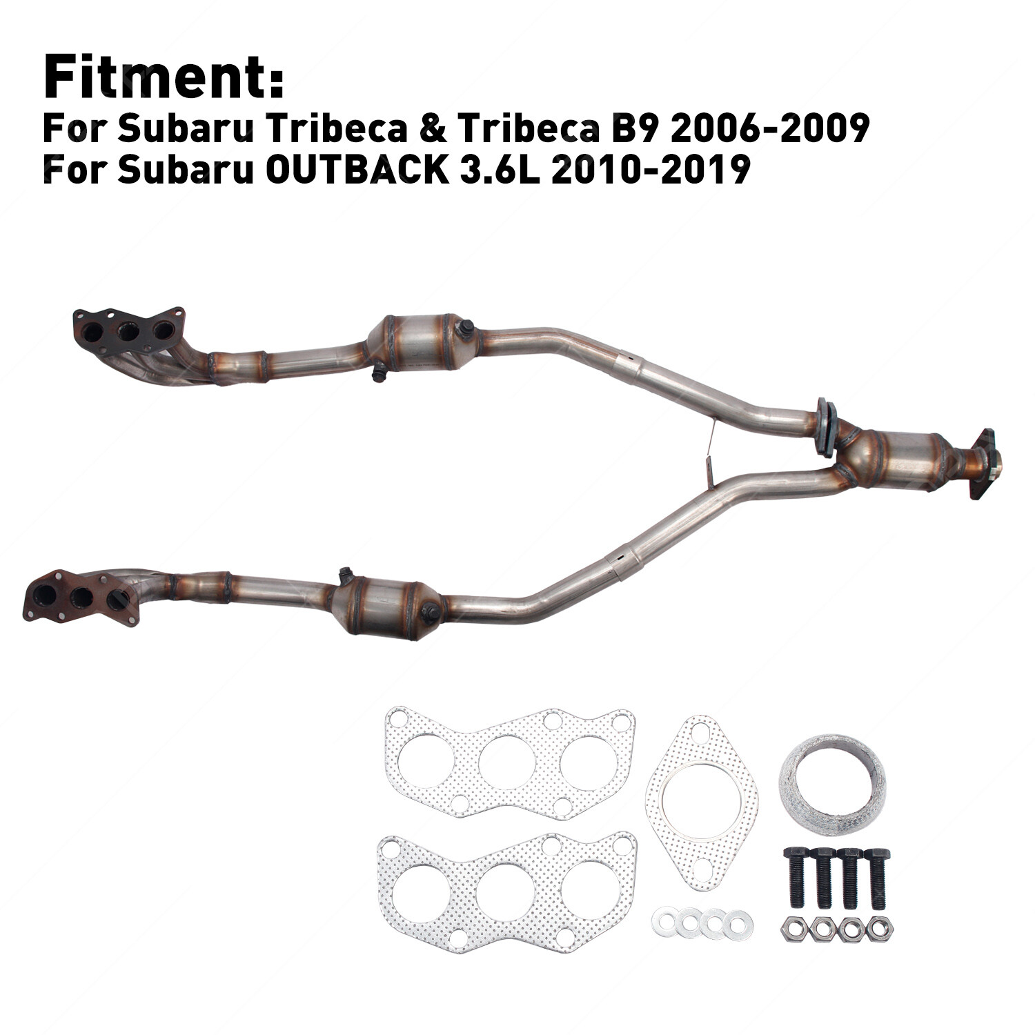 Fits 20062009 Subaru Tribeca B9 FULL Catalytic Converters INC GASKETS