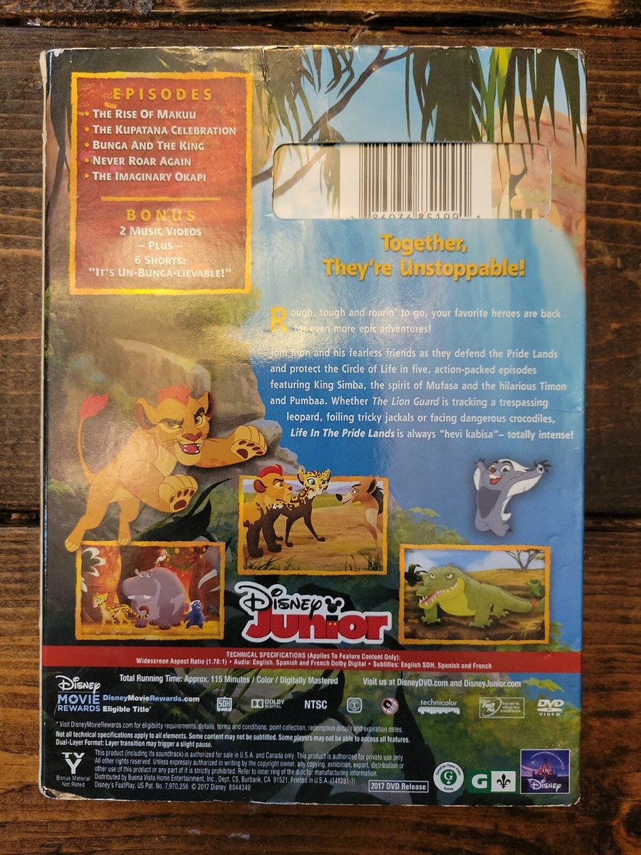 The Lion Guard: Life in the Pride Lands (DVD, 2016) 786936851991| eBay