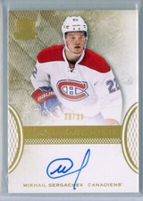 2016-17 The Cup Gold Spectrum #140 Mikhail Sergachev RC AUTO /36 - LIGHTNING