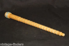 Wooden Spool Loom Yarn Spinning Bobbin Thread Weaving Tool Primitive Decor c 