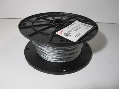 Fehr (2G7125-00250) 1/8'' X 250FT 7X7 Commercial Grade Galvanized Aircraft Cable