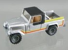Vintage 1982 Hot Wheels 1/64 Diecast Reel Riders Silver Jeep Scrambler HK NrMnt!