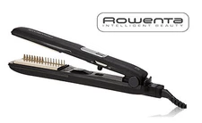 Rowenta SF7228 Straight Express 1-Inch Ceramic Tourmaline Ionic Flat Iron, Black
