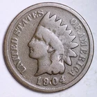 1904 INDIAN HEAD CENT G/VG FREE SHIPPING LOWEST PRICES ON THE BAY
