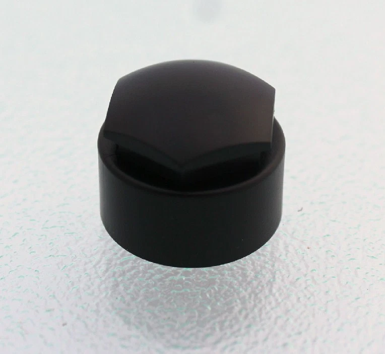 全新 VW-奥迪-宝马 17 毫米六角形黑色凸耳螺柱/螺栓盖数量:20(17 毫米黑色六角形) — 第 3/3 张图片