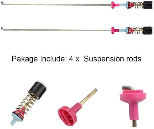 Kit de varilla de suspensión de lavadora para Samsung WA50R5200AW/US WA50R5400AV/US WA50T5300AC - Imagen 9 de 9