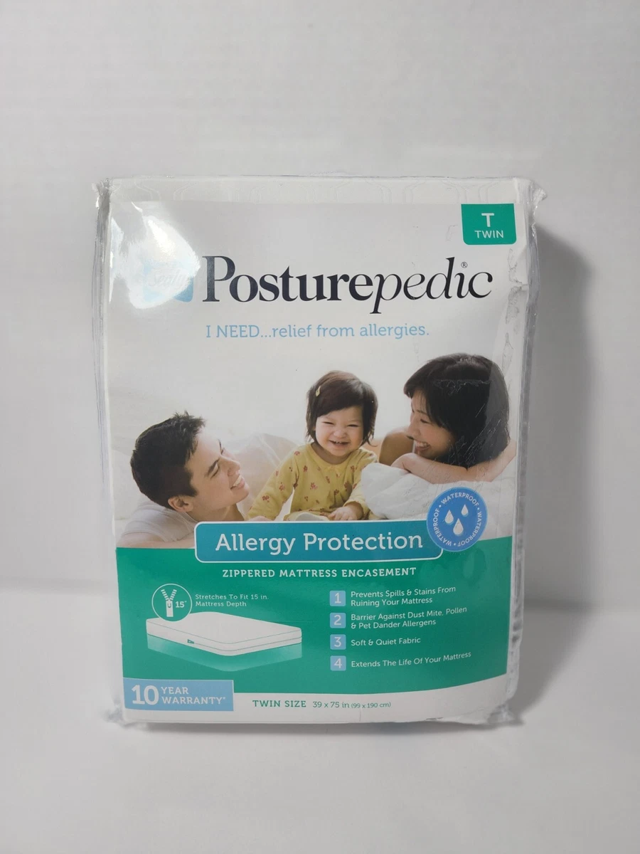 Sealy Posturepedic Allergy Protection Zippered Mattress Protector