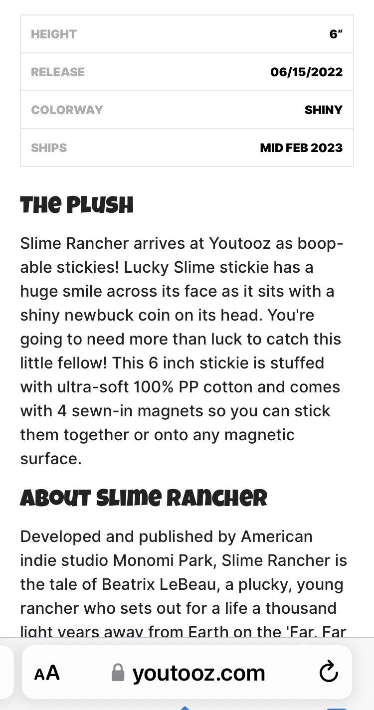 Slime Rancher Pin Set – Youtooz Collectibles