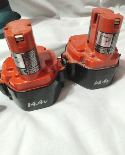 Maktek Cordless Drill By Makita MT 064 14.4v 3/8" W/ 2 Batteries & Charger Works - Picture 9 of 12