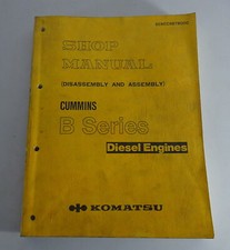 Workshop Manualmonatge- Disassemble Komatsu B - Series Diesel Engine Stand 02