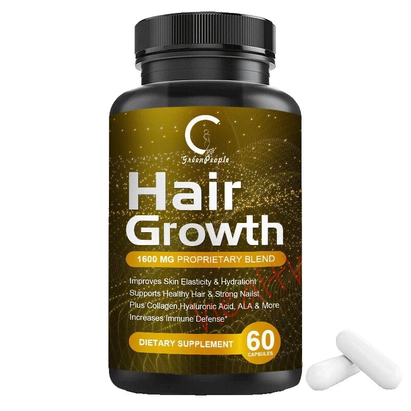 Píldora orgánicos promotores del crecimiento del cabello