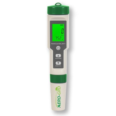 Digital 5-in-1 Meter: 5 Functions: pH, TDS, EC, Salinity%, Salinity ppm, and ...