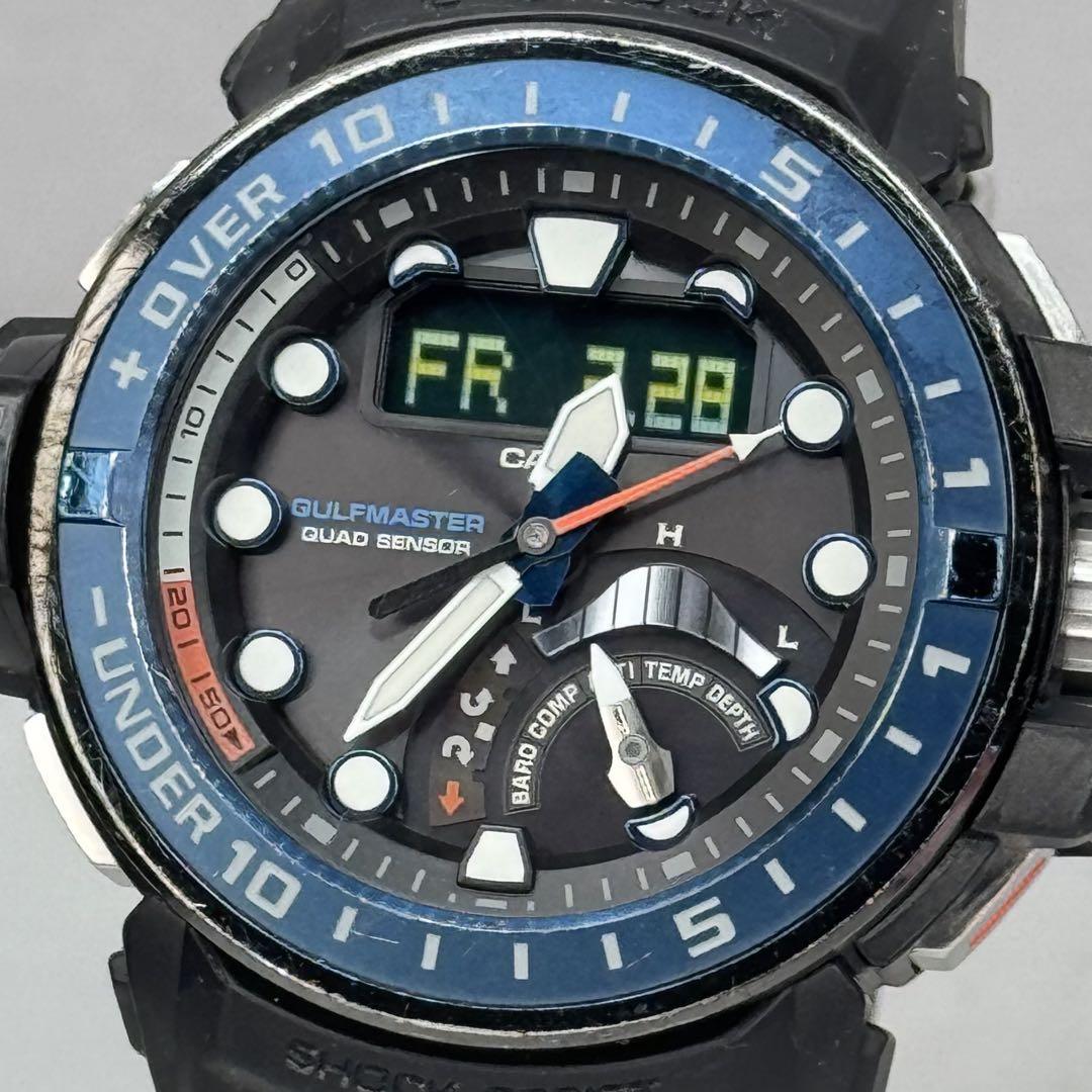 CASIO G-SHOCK Gulfmaster GWN-Q1000A-1AJF Men's Watch Black