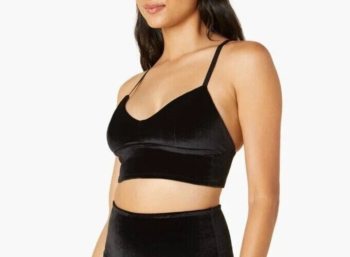 beyond-yoga velvet motion vip long line adjustable straps tank-bra