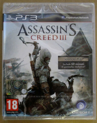 Assassin's Creed III 3 PS3 day 1 Bonus Edition edizione italiana NUOVO SIGILLATO - Imagen 1 de 1