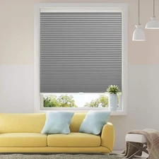 Blackout Cellular Shades Cordless Blinds Window Shades for Home, 25W x 64H, C...