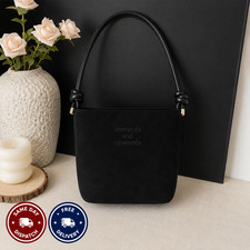Ladies Suede Look Shoulder Bag Large Capacity Underarm Handbag Casual Hobo Tote