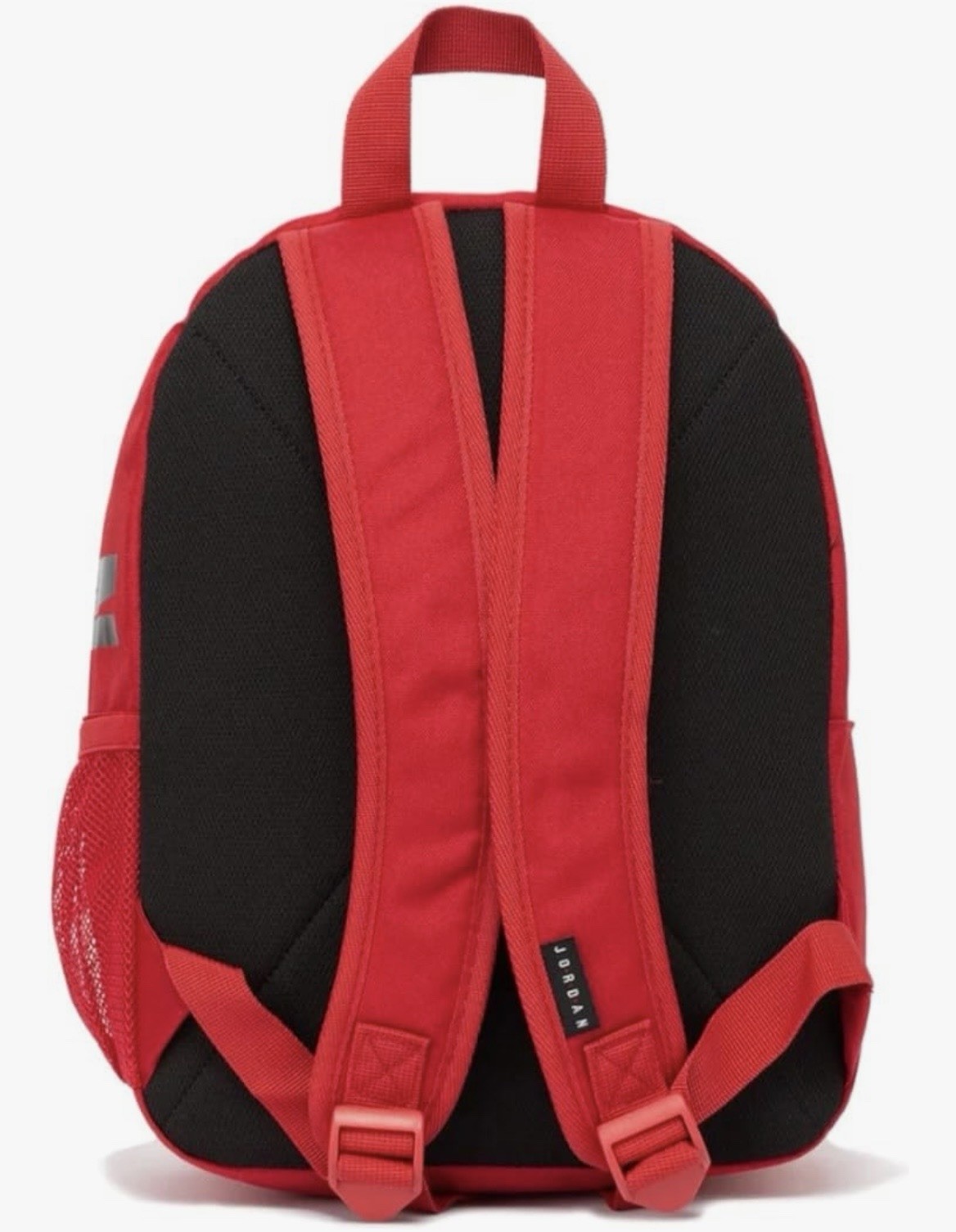 Nike Air Jordan Mini Backpack, Black/Red School Book Bag, Travel Carry On thumbnail 3