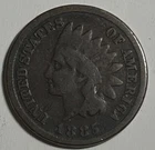 1885 Indian Head Cent Type Coin Copper Coin