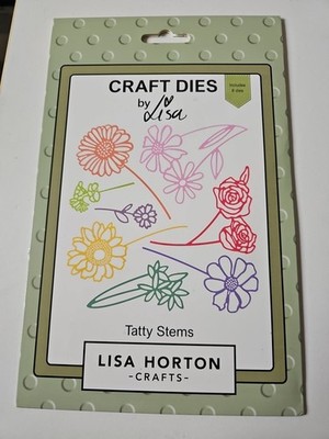 Lisa Horton Tatty Stems Stanzenset. Enthält 8 Matrizen Neu