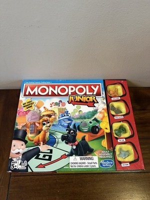 Hasbro Monopoly Junior Board Game Complete Game Junior Tokens 2016 