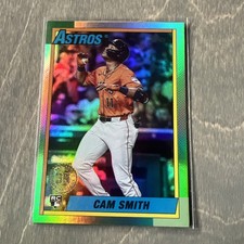 2025 Topps Update Cam Smith 35th Anniversary Rainbow Foil RC #U90-44 Astros