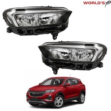 Headlight For Buick Encore GX 2020 2021 2022 Halogen w/ LED DRL RH+LH Side