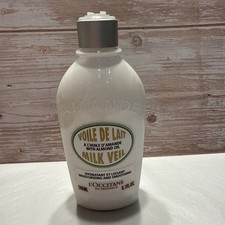 L'Occitane Almond Oil Milk Veil 8.1 oz Moisturizing and Smoothing BROKEN PUMP