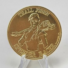 Kenner Star Wars Droids Gold Coin 1985 - Thall Joben Speeder Racer - Vintage