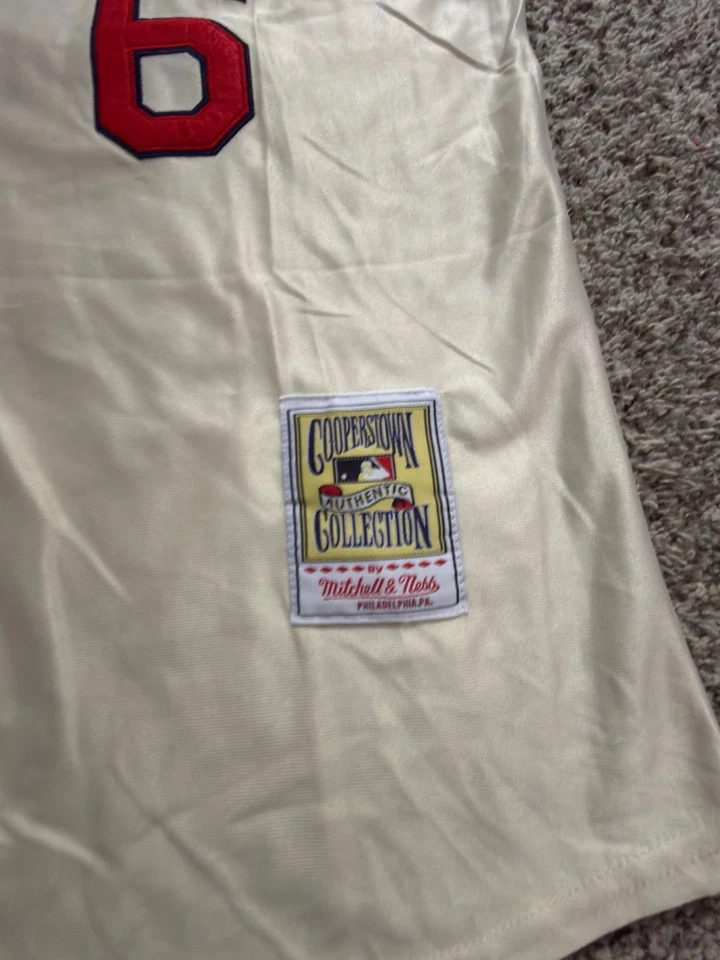 Vintage 1963 Stan Musial St. Louis Cardinals Mitchell & Ness Throwback Jersey #6 - Image 3 of 4